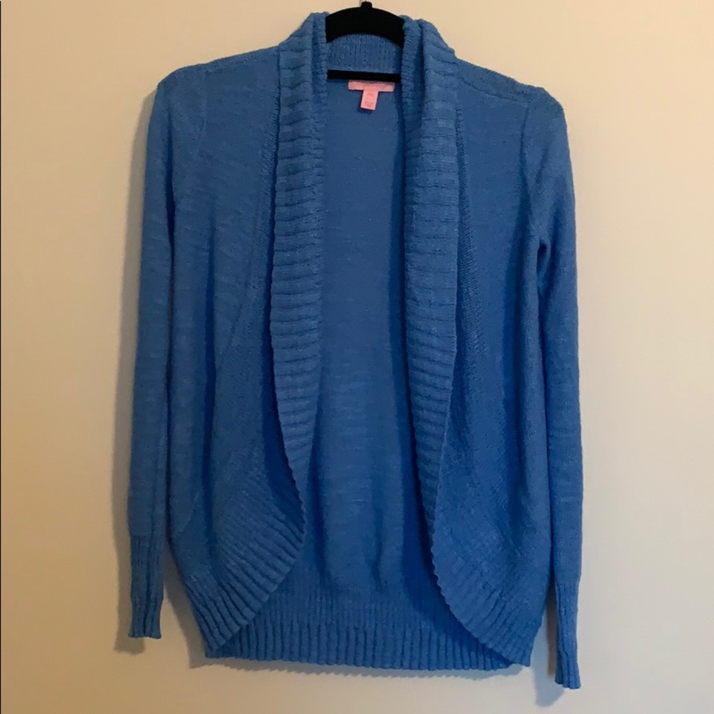 Lilly Pulitzer blue cardigan